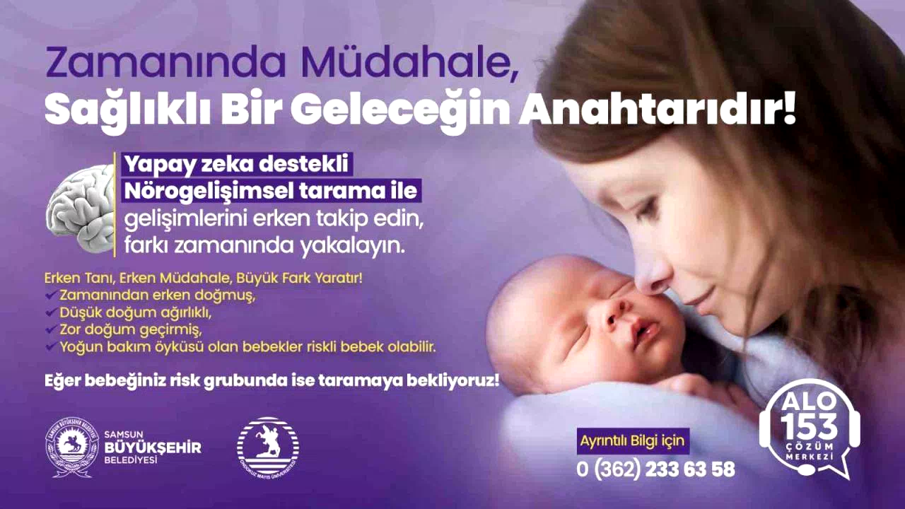 Riskli bebeklere yapay zeka destekli erken müdahale