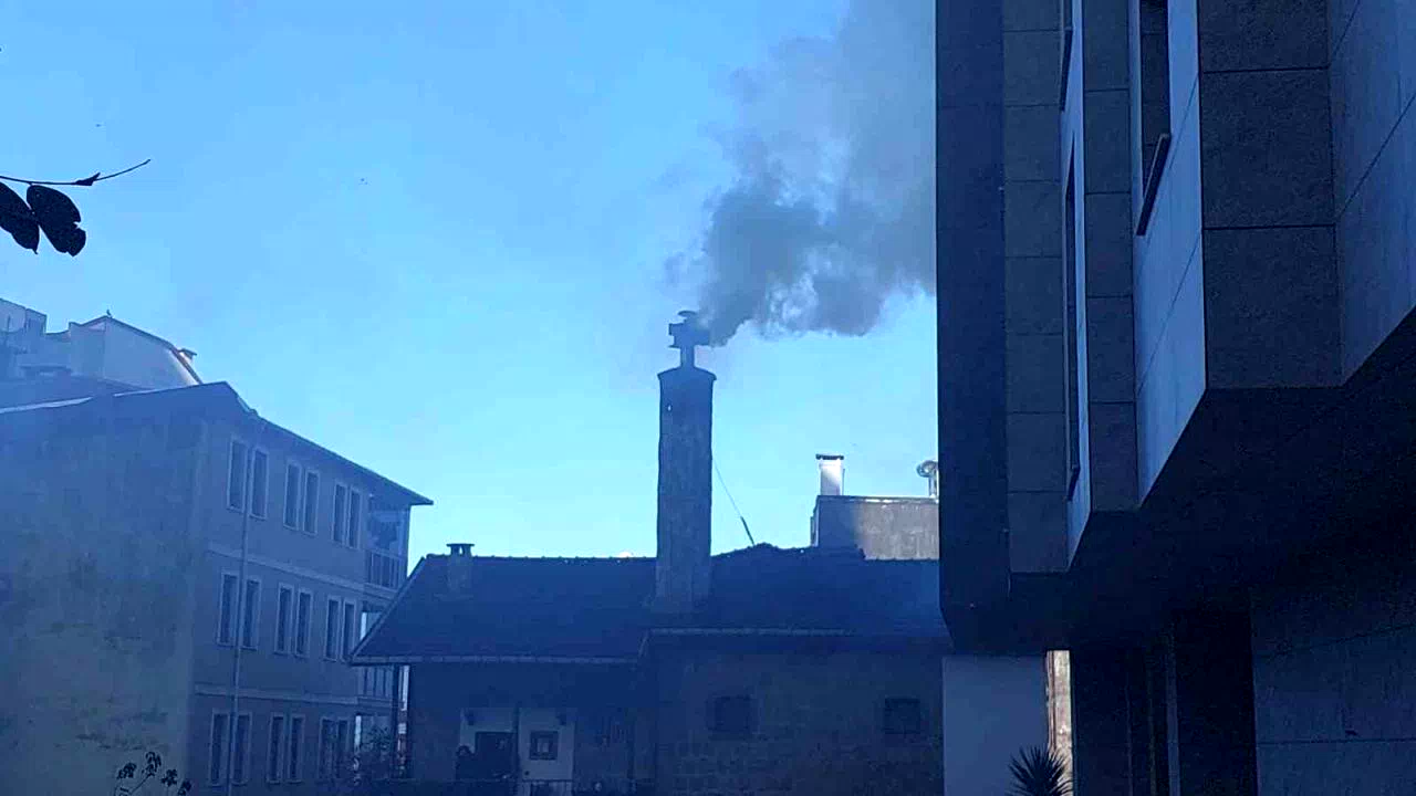 Rize’de baca yangını paniğe neden oldu