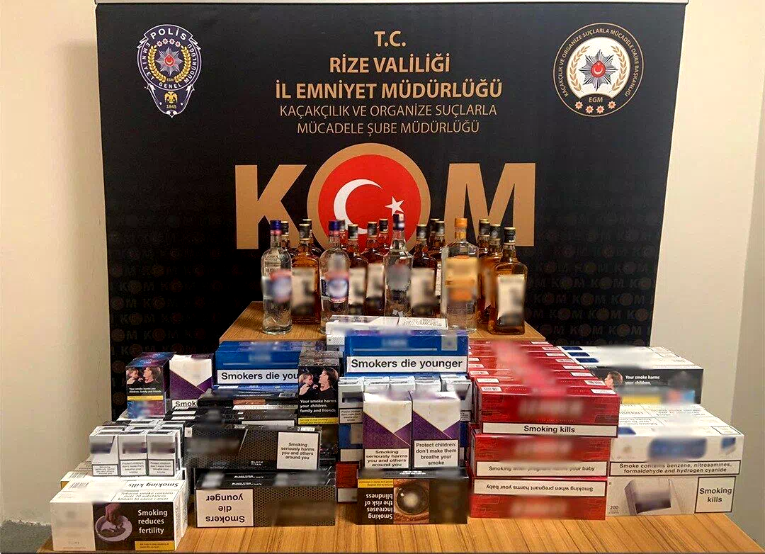 Rize’de kaçakçılık operasyonu