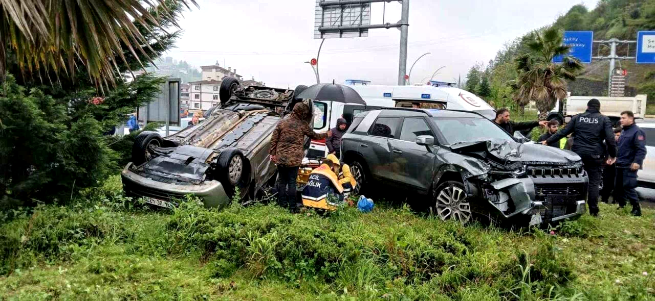 Rize’de trafik kazası: 1 ölü