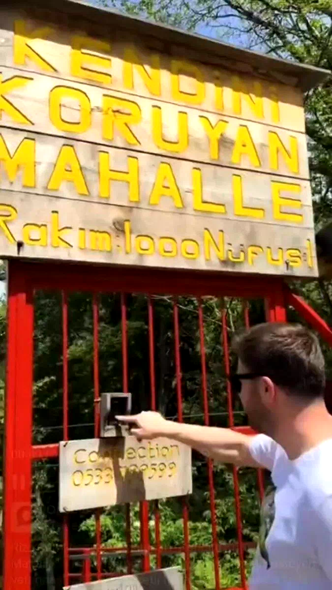 Rize’nin ‘Kendini koruyan mahalle’si sosyal medyada ilgi odağı oldu
