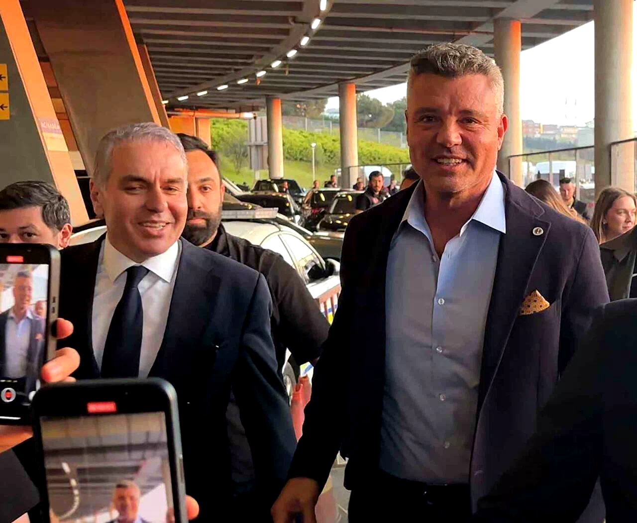 Sadettin Saran, derbi için stada geldi