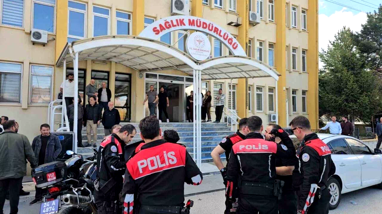 Sağlık Müdürlüğünde tabancayla kadını rehin alan şüpheli kısa sürede etkisiz hale getirildi