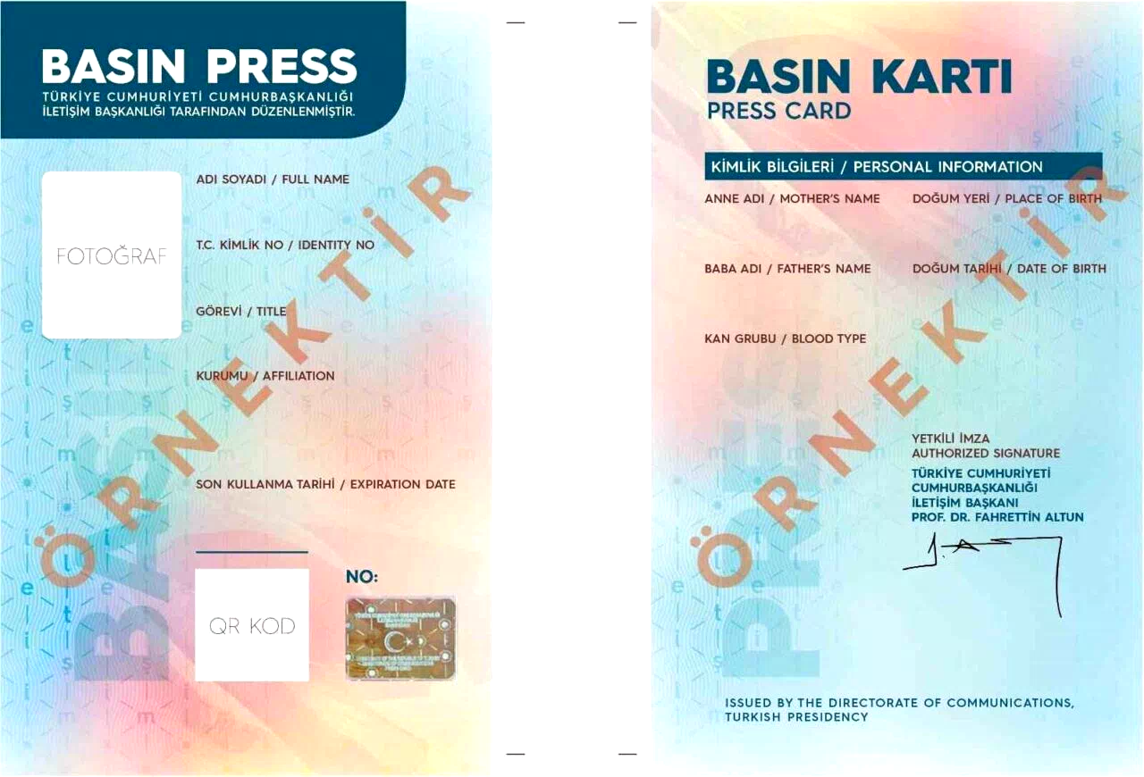 Sahte basın kartlarına dikkat!