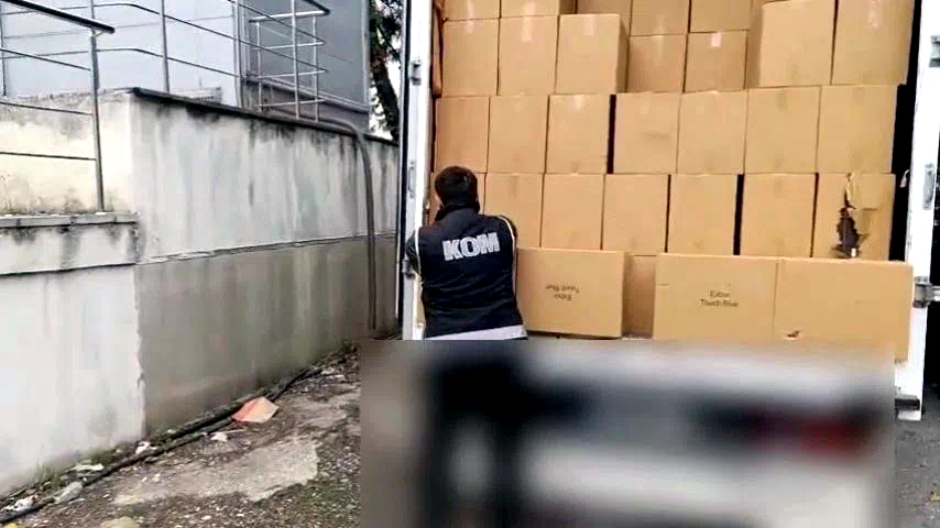 Sakarya’da 3 milyon 250 bin boş makaron ele geçirildi