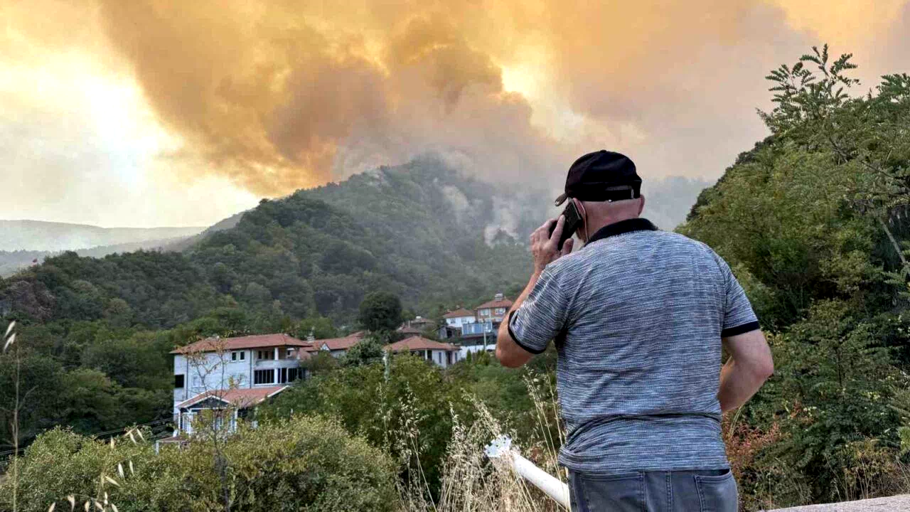 Sakarya’da alevlere müdahale sürüyor: Nuruosmaniye Mahallesi boşaltıldı
