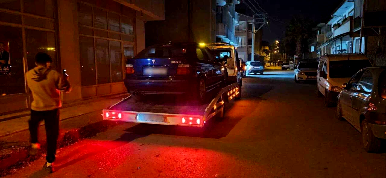 Sakarya’da drift atan iki sürücüye toplam 116 bin 434 lira ceza kesildi