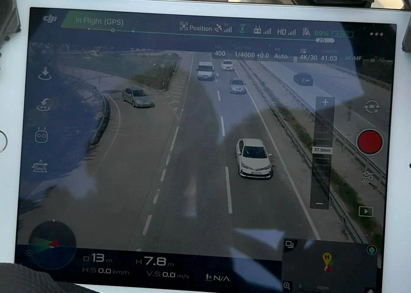 “Sakarya’da Dron İle Yapılan Denetimlerde 50 Araça 54 Bin 346 TL Ceza Kesildi”