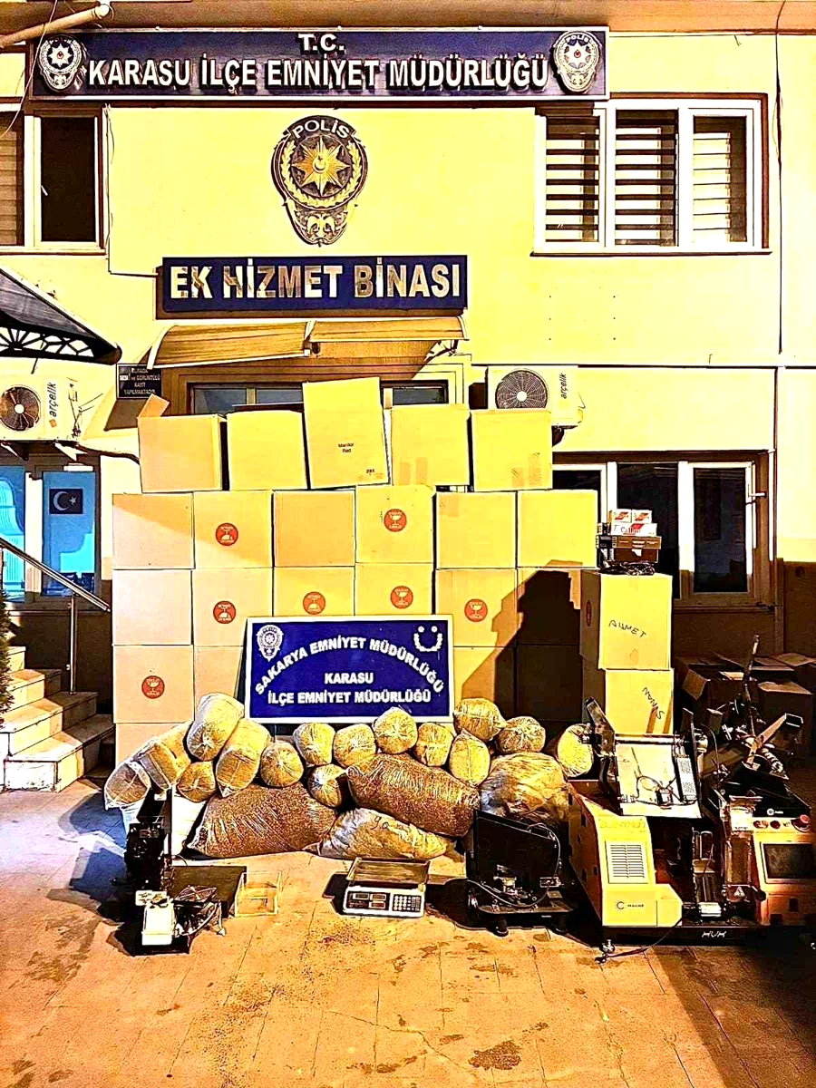 Sakarya’da polis kaçakçılara göz açtırmıyor: 2 gözaltı