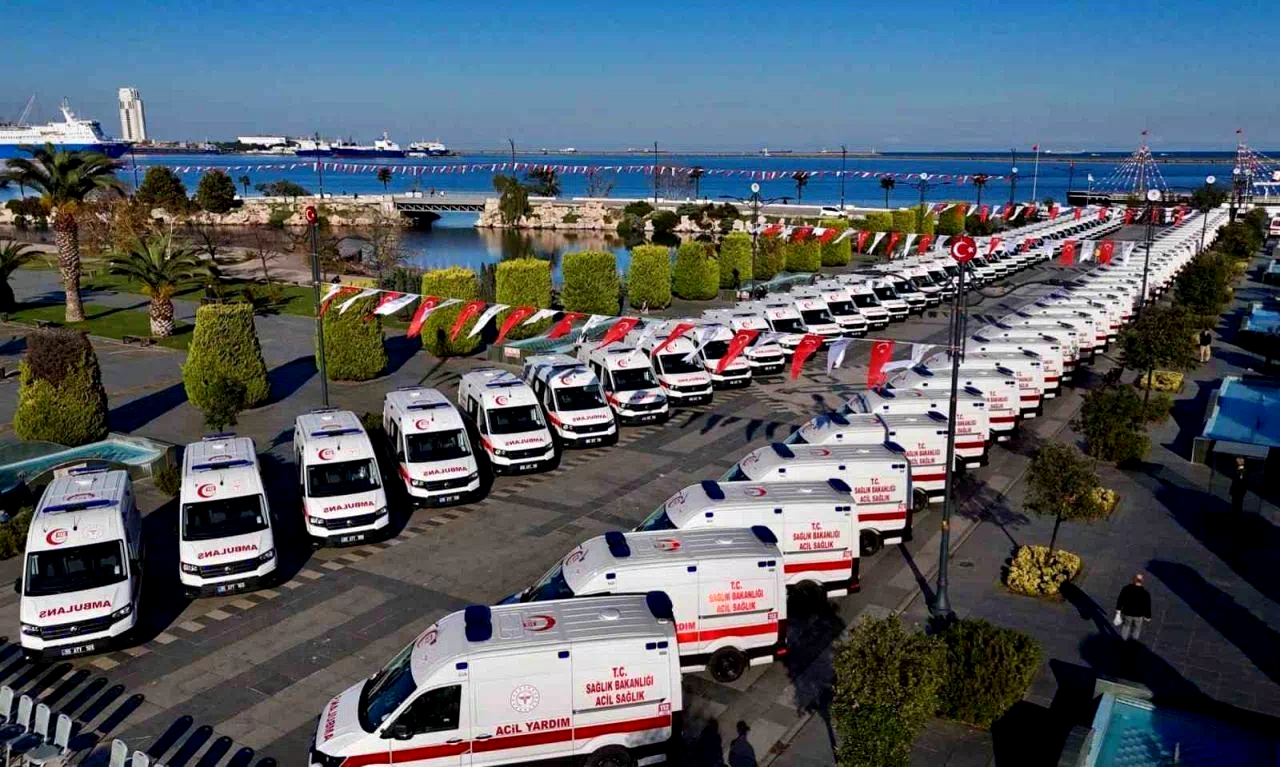 Samsun’a 100 yeni ambulans: Filodaki araç sayısı 60’tan 160’a çıkıyor