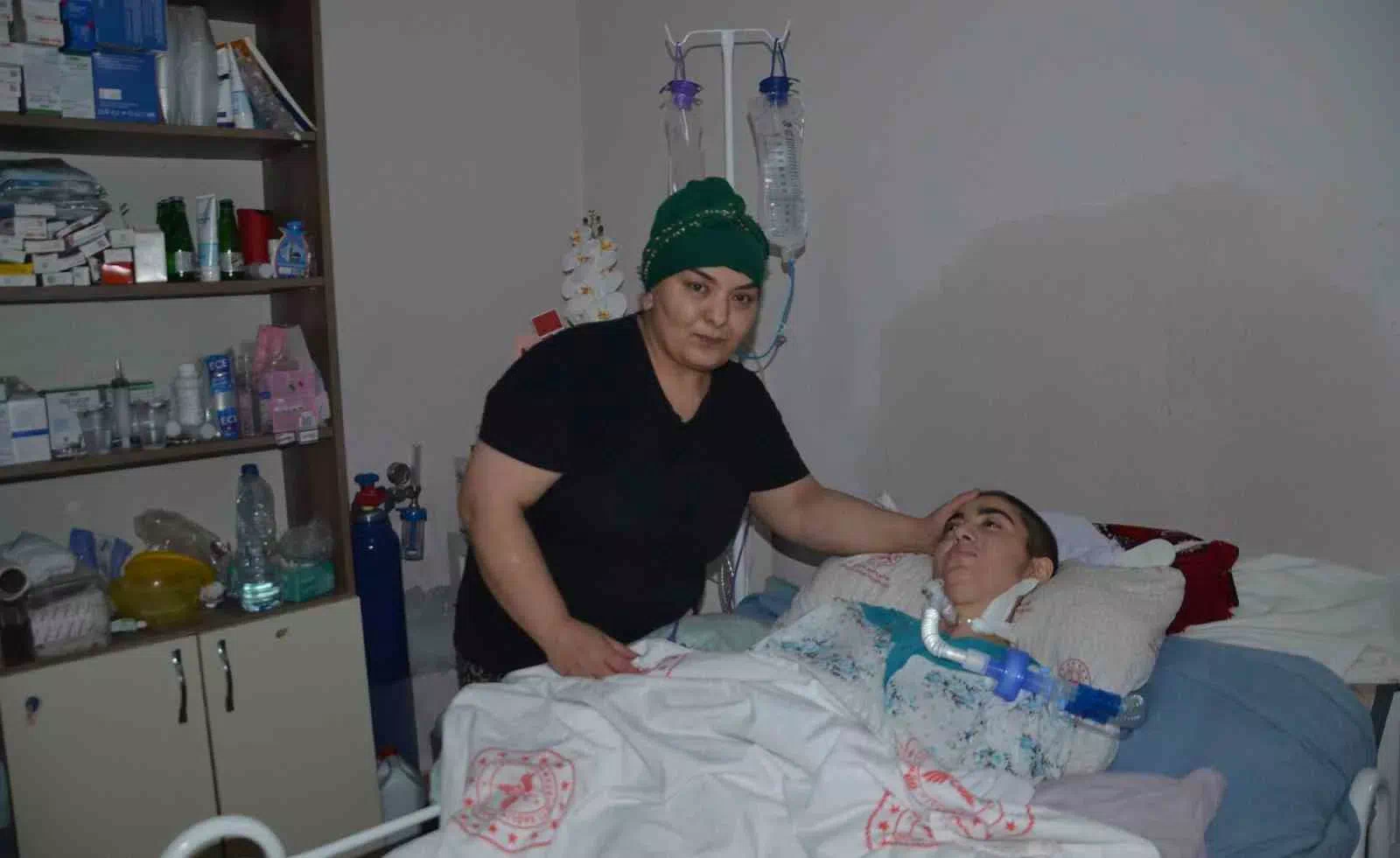 Samsun’da yatalak genç kadına destek olmak için yardım bekleniyor.