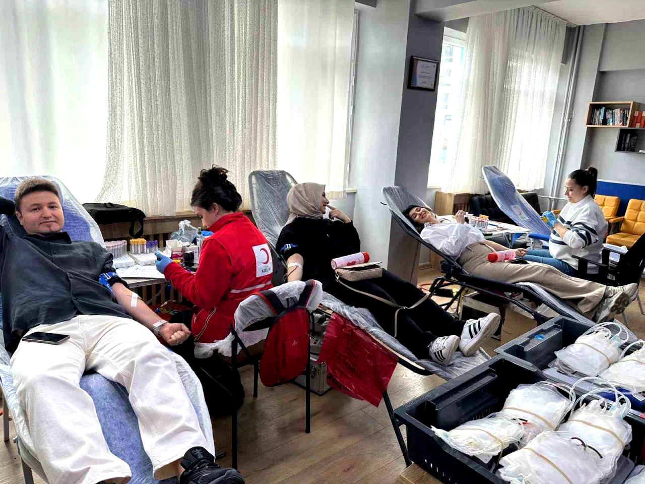 “Samsun’daki İlkokulda Bir Günde 142 Ünite Kan Bağışı Toplandı”