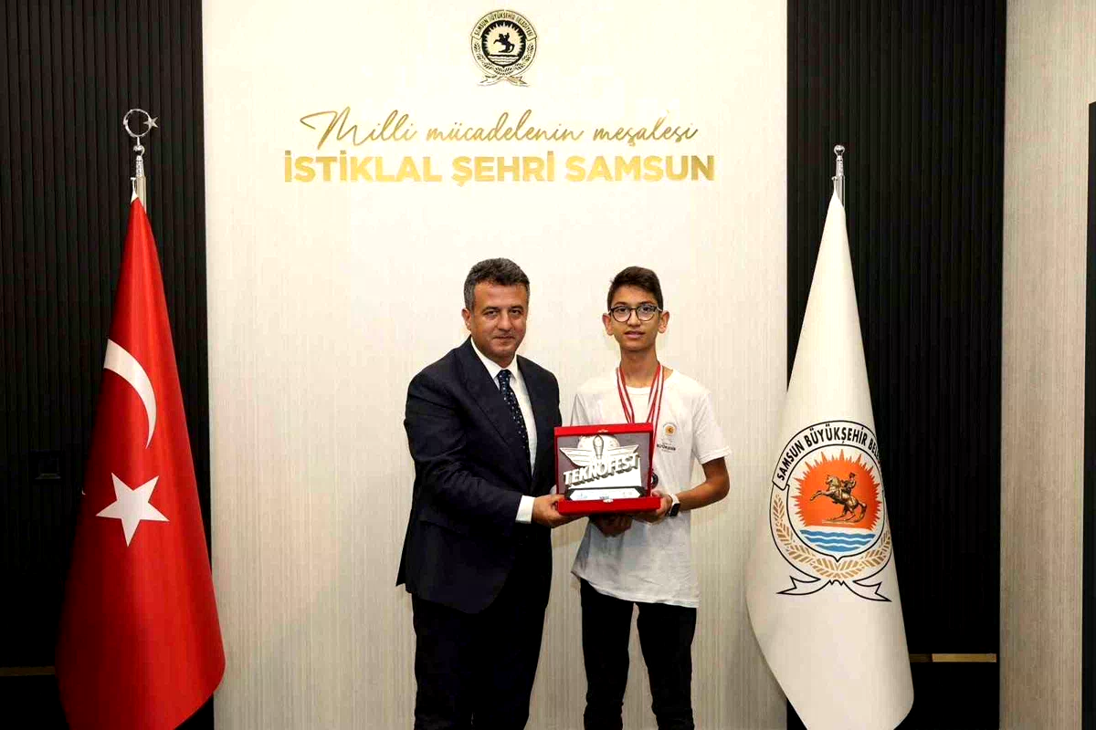 Samsunlu Kerem, TEKNOFEST dron şampiyonu oldu