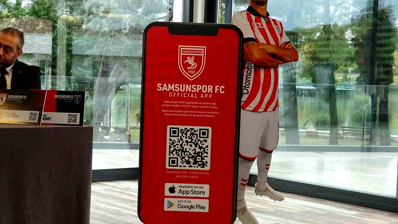 Samsunspor’dan mobil uygulama ve taraftar kart