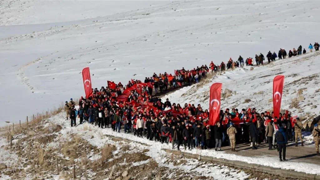 Sarıkamış’ta 110. yıl anma yürüyüşü