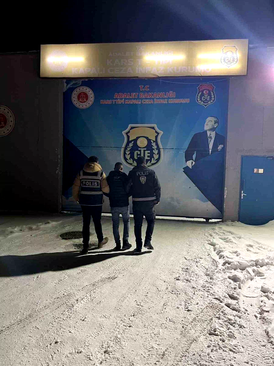 Sarıkamış’ta 15 yıl hapis cezası olan 1 kişi yakalandı