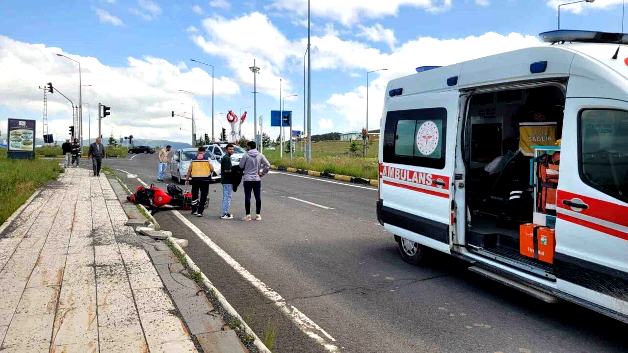Sarıkamış’ta trafik kazası: 1 yaralı