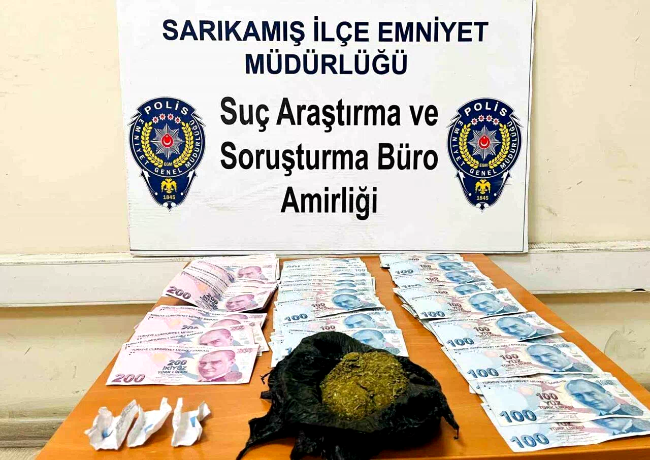 Sarıkamış’ta uyuşturucu ele geçirildi