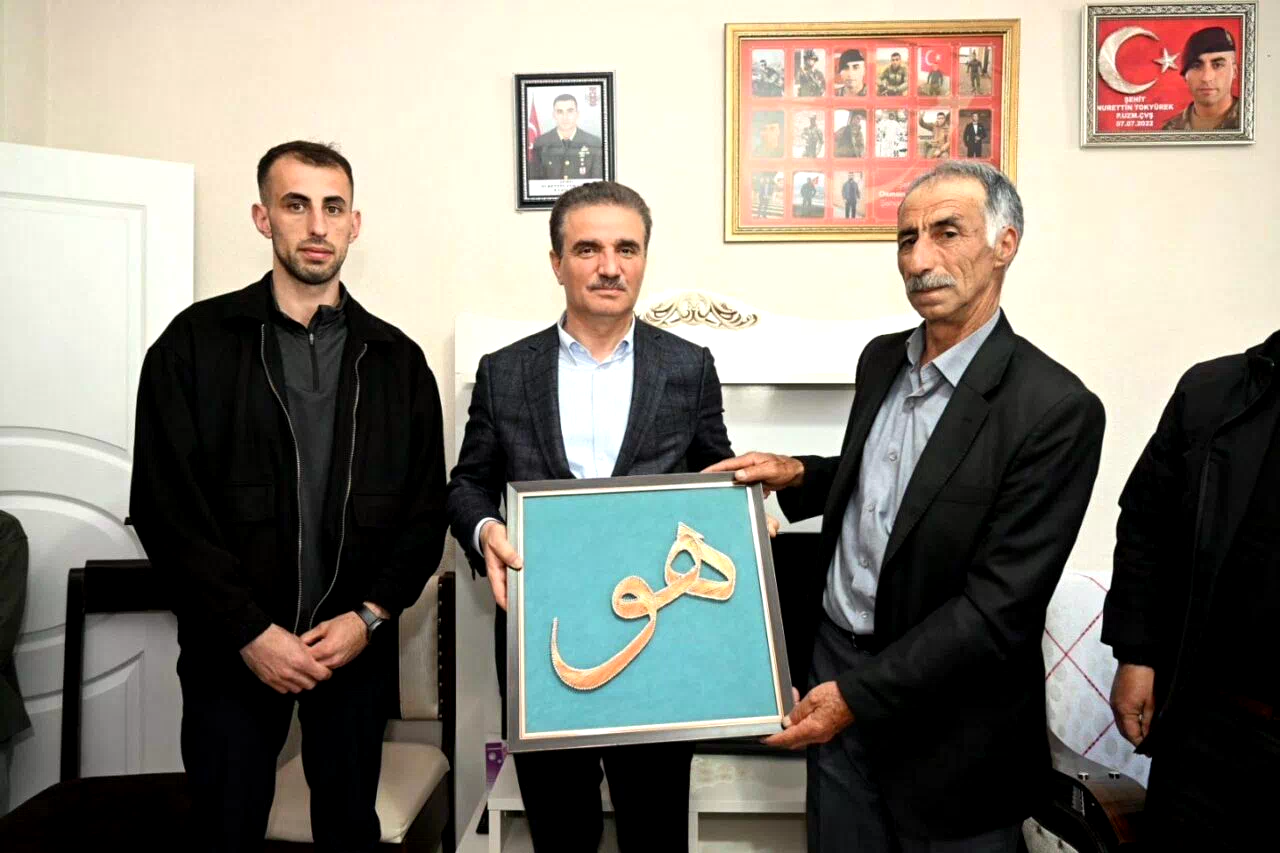 Şehit ailelerine bayram ziyareti
