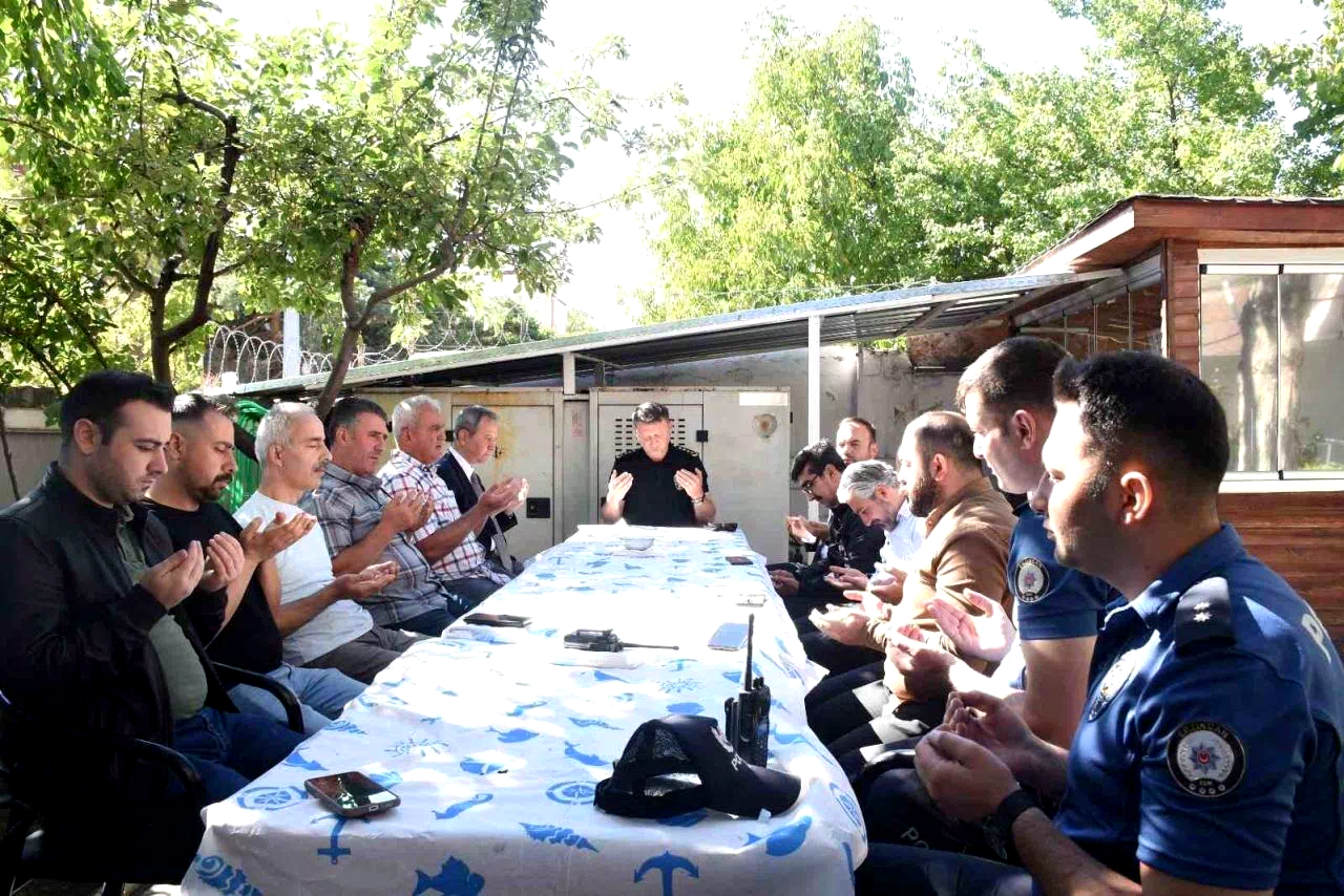 Şehit polis isminin verildiği karakolda dualarla yad edildi