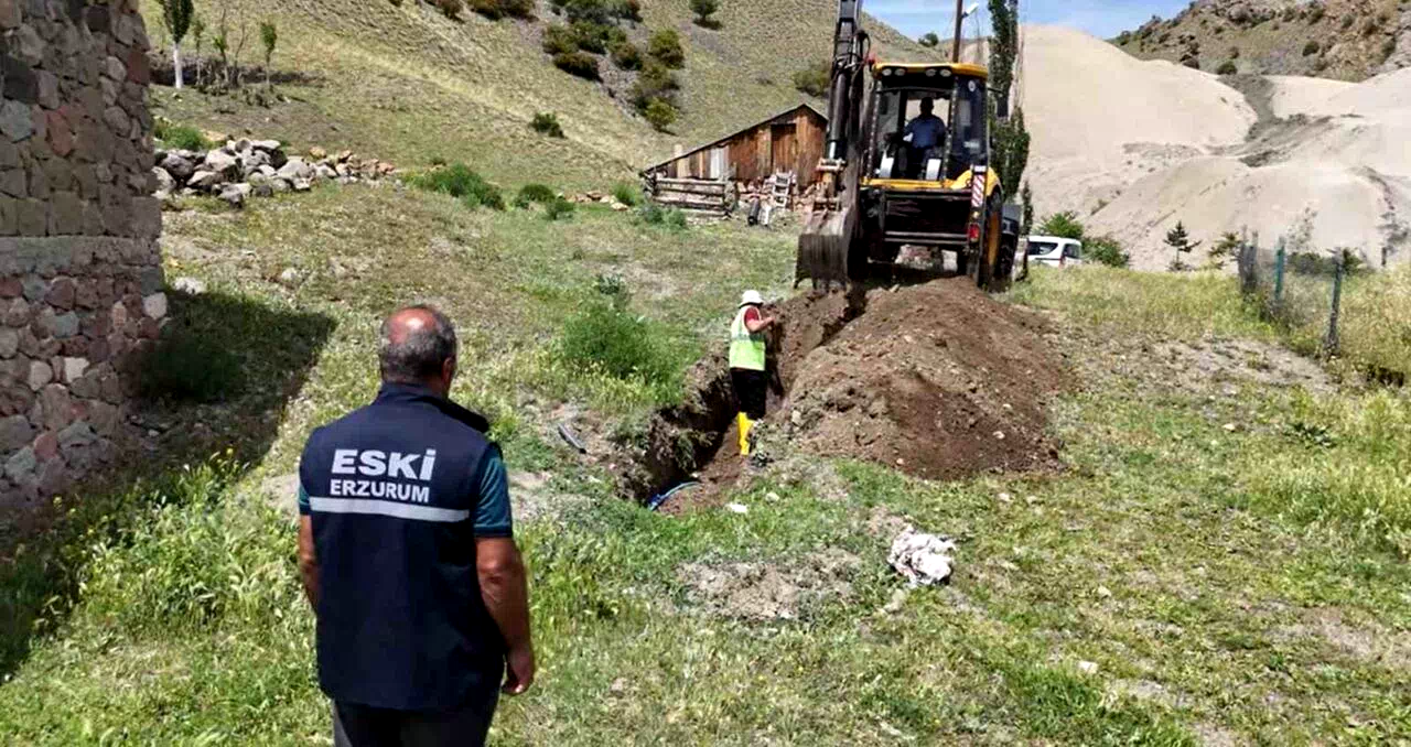 Şenkaya’ya altyapı desteği