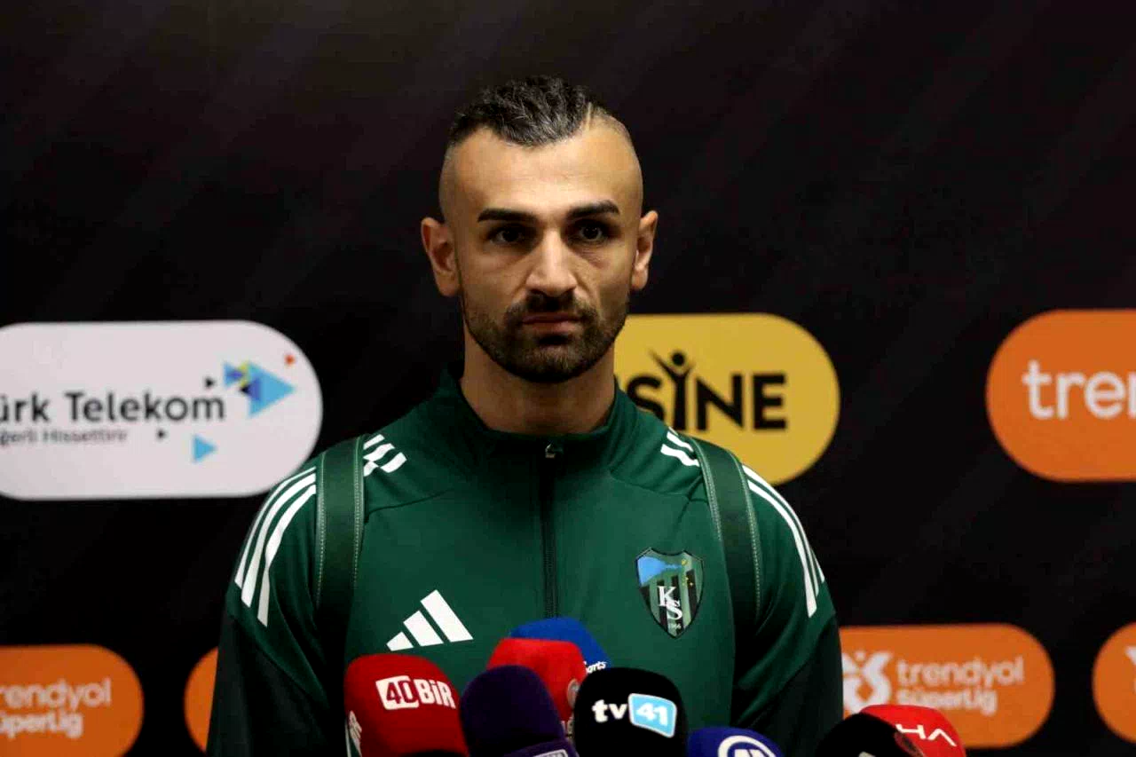 Serdar Dursun: “Kocaelispor ve taraftarı karşısında oynamak kolay değil”