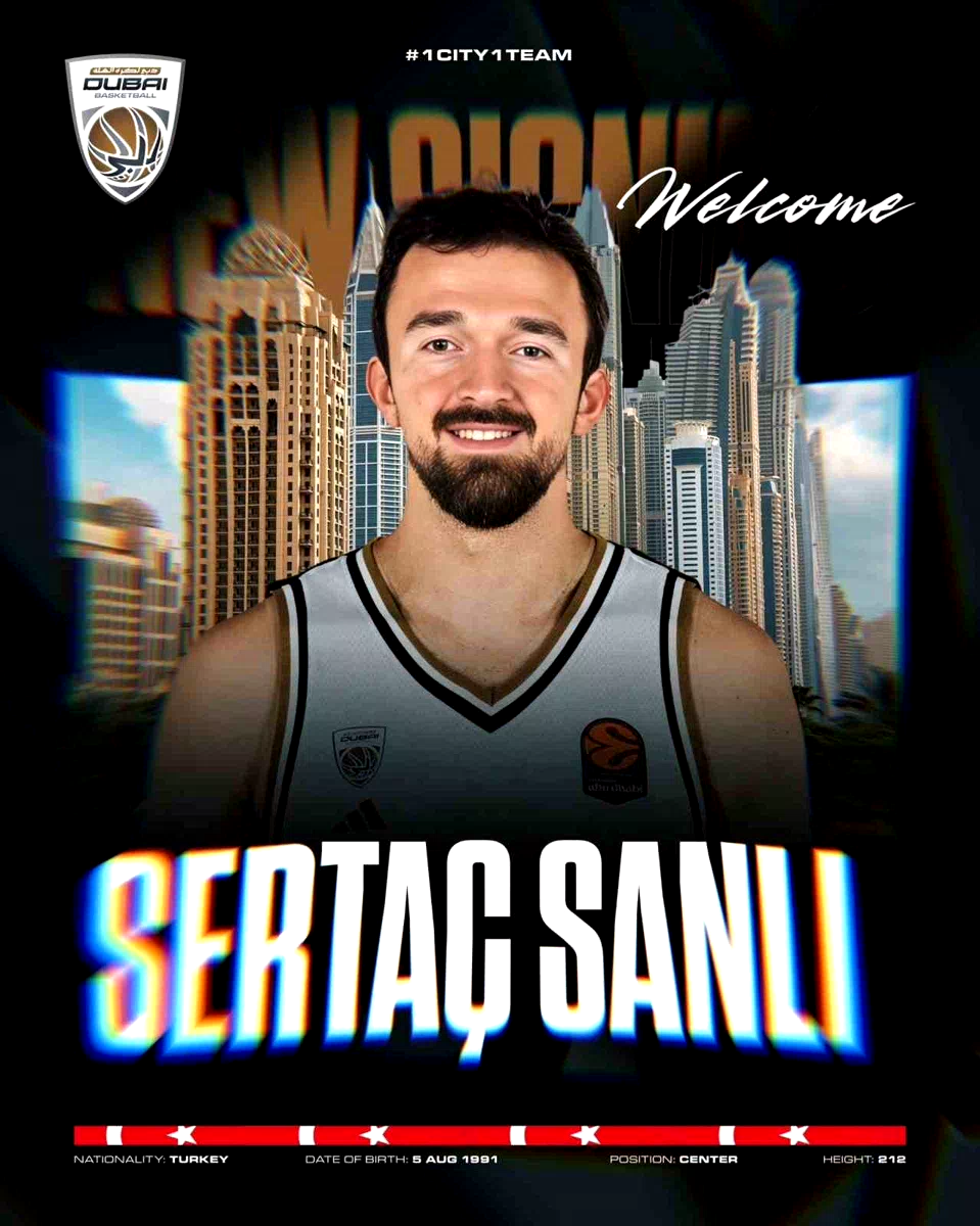 Sertaç Şanlı, Dubai Basketbol’a transfer oldu