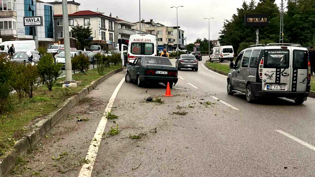 Sinop’ta 6 aracın karıştığı zincirleme kaza: 1 yaralı