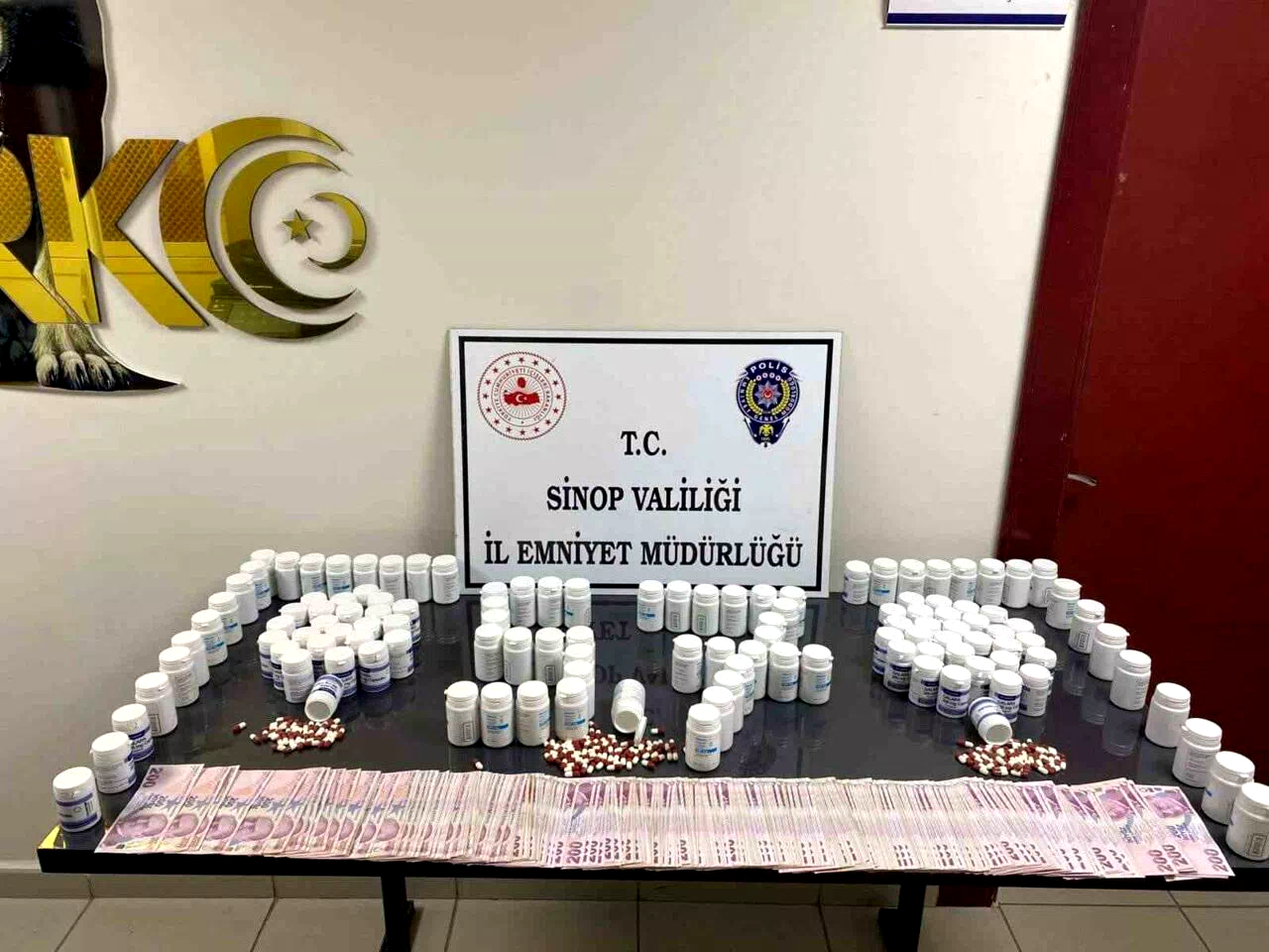 Sinop’ta 6 bin 245 uyuşturucu hap ele geçirildi: 2 tutuklama