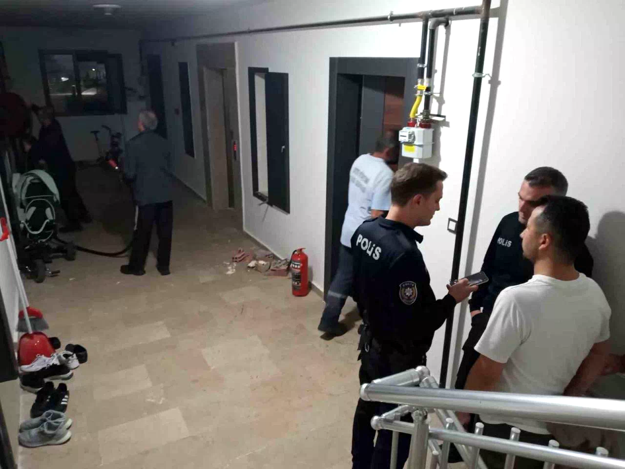 Sinop’ta apartman dairesinde yangın paniği