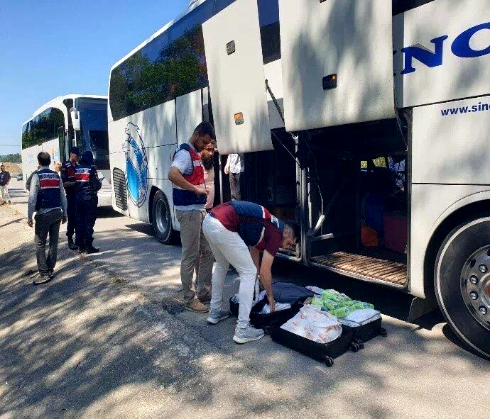 Sinop’ta düzensiz göçmen denetimi