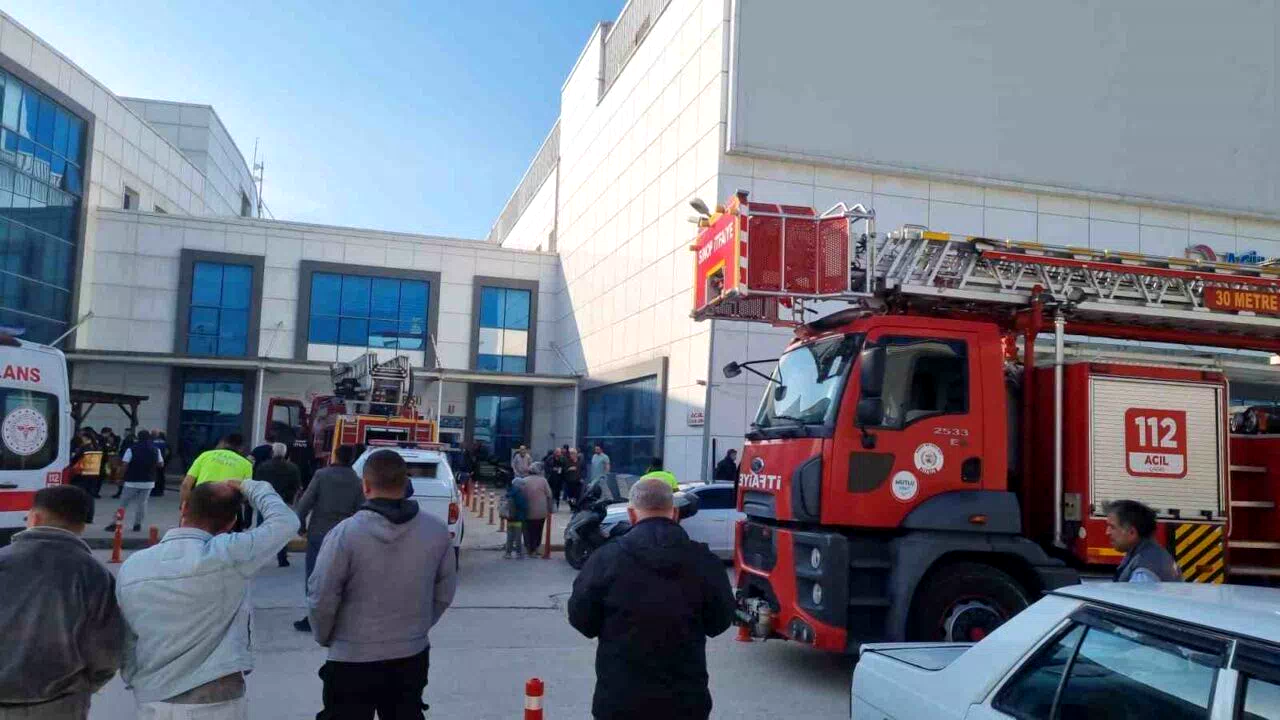 Sinop’ta hastanede yangın paniği