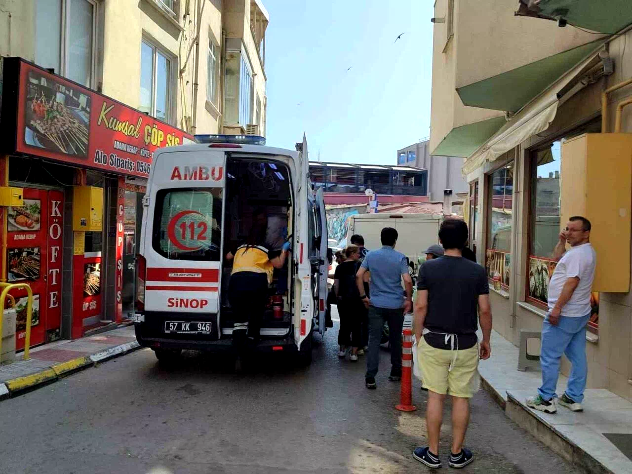 Sinop’ta otomobilin çarptığı yaya yaralandı