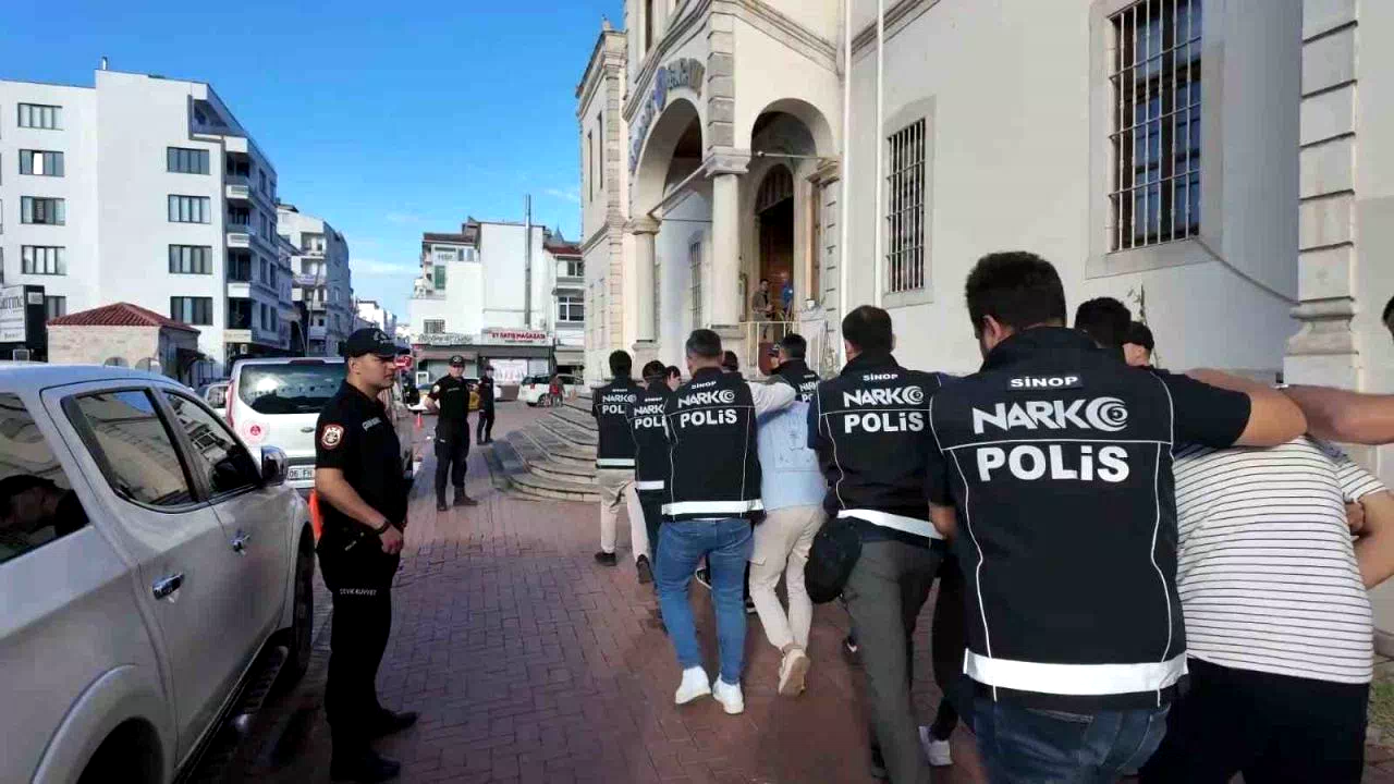 Sinop’ta uyuşturucu operasyonu: 6 tutuklama