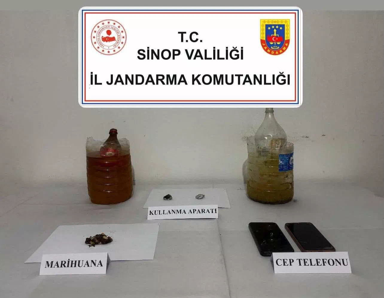 Sinop’ta Uyuşturucu Operasyonunda 25.1 Gram Marihuana Ele Geçirildi