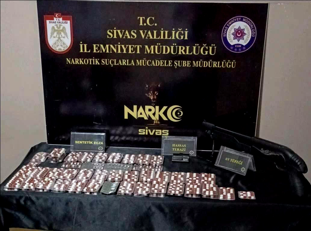 Sivas’ta 4 uyuşturucu taciri tutuklandı