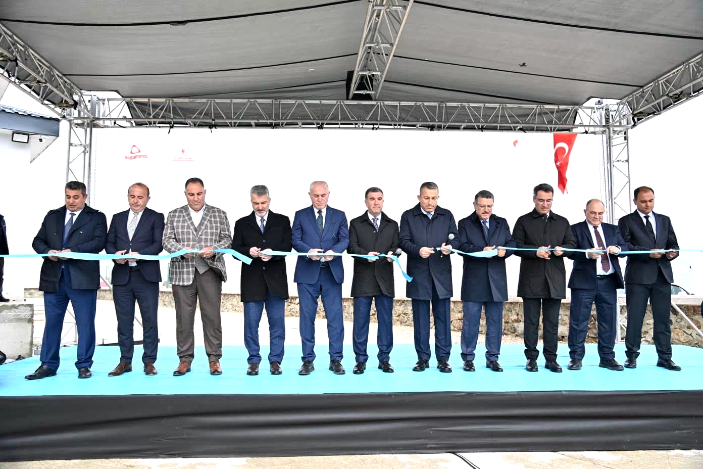 Soğanlı Rüzgar Enerji Santrali törenle hizmete girdi
