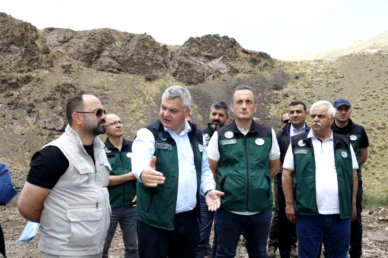 Söylemez Barajı şantiyesine üst düzey ziyaret