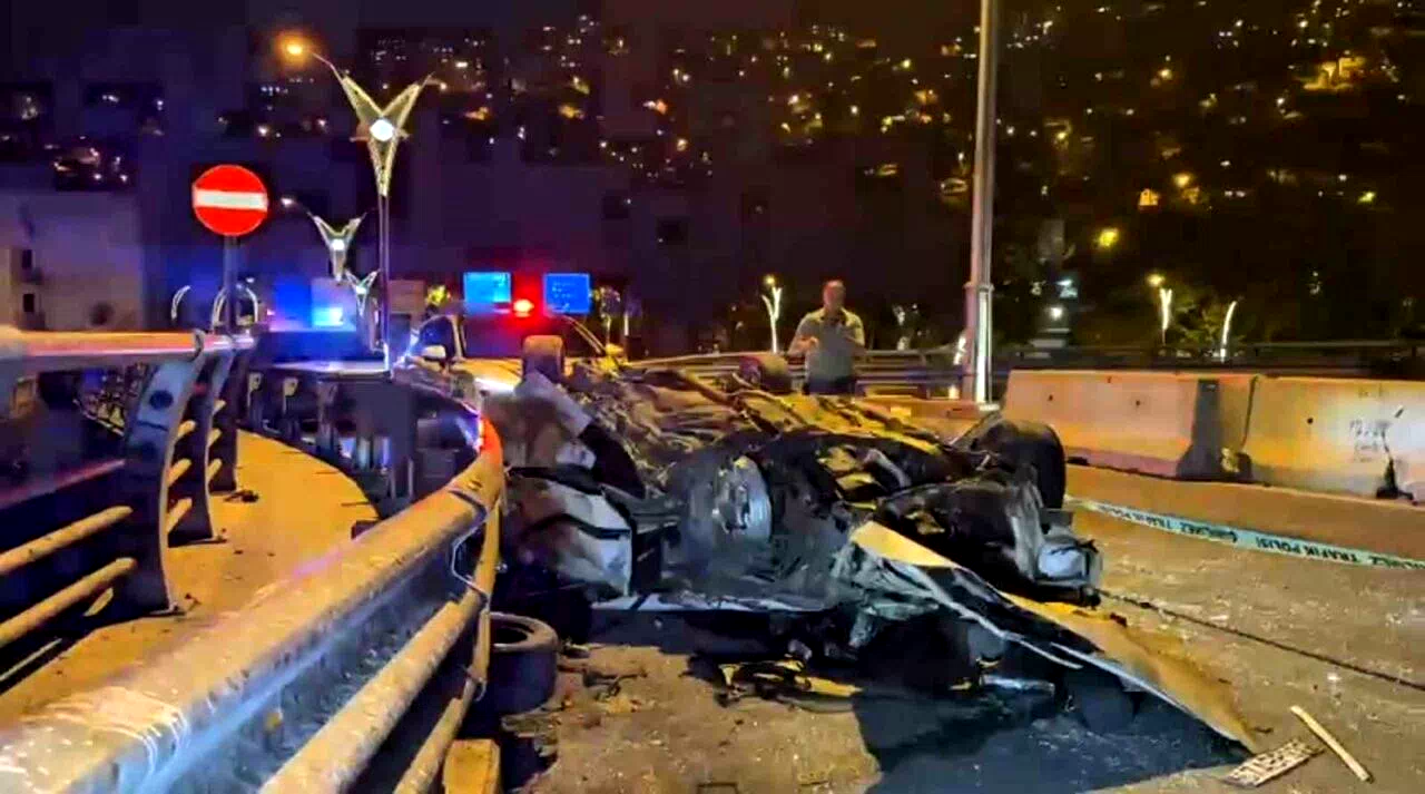 Takla atan araç hurda yığınına döndü: 19 yaşındaki sürücü ağır yaralandı