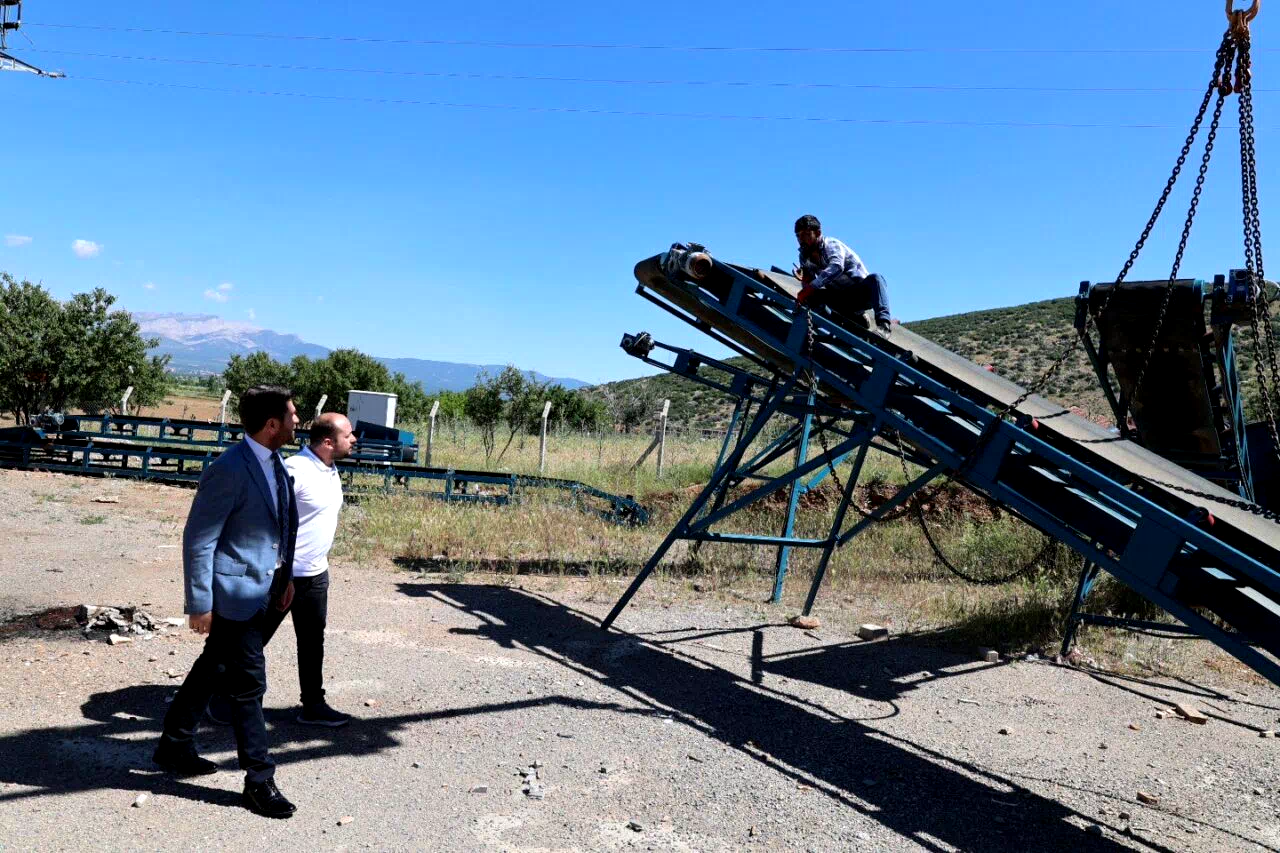 Tavas Belediyesinin üretim tesisi hizmete hazırlanıyor
