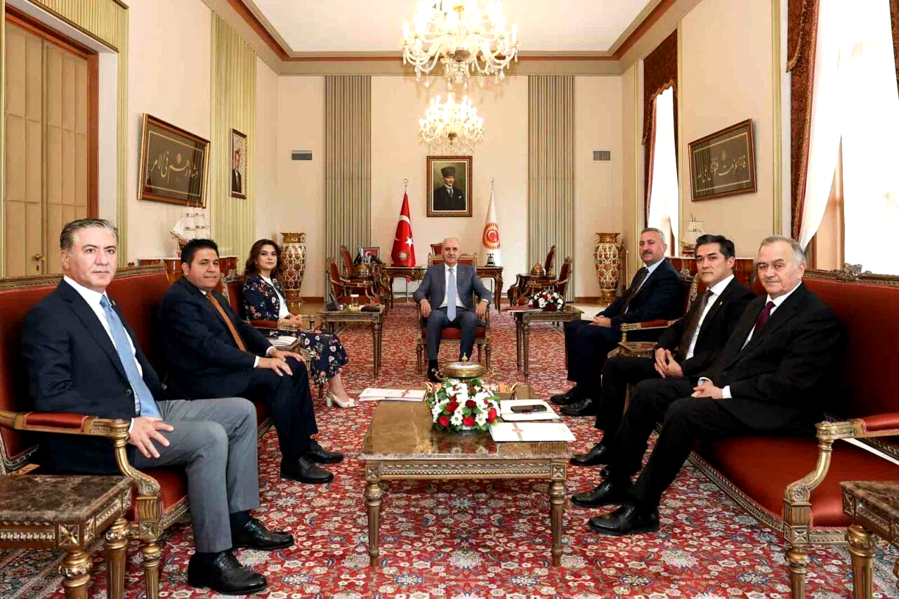 TBMM Başkanı Kurtulmuş, Meclis’te grubu bulunan siyasi partilerin grup başkanvekillerini kabul etti