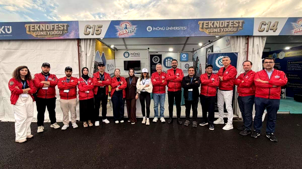 TEKNOFEST Güneydoğu’da İnönü Üniversitesi’nin standı yoğun ilgi görüyor