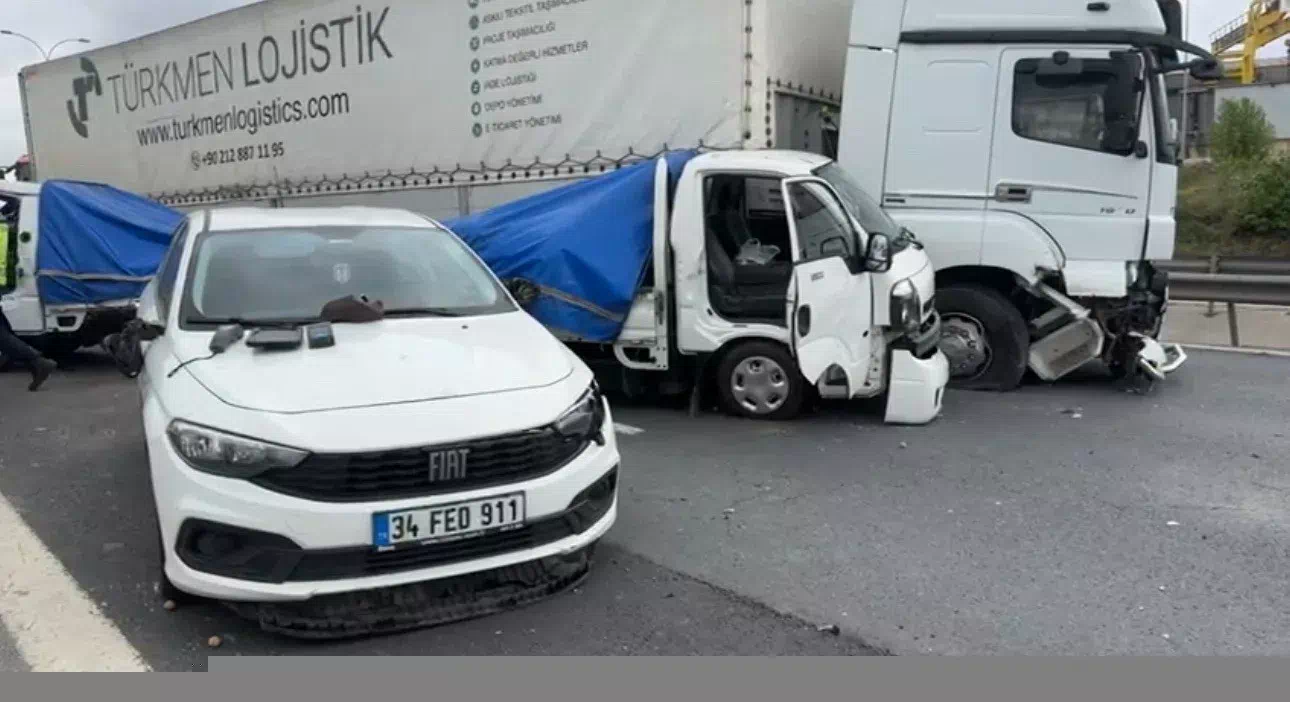 TEM Otoyolu’nda Zincirleme Kaza: 1 Yaralı!