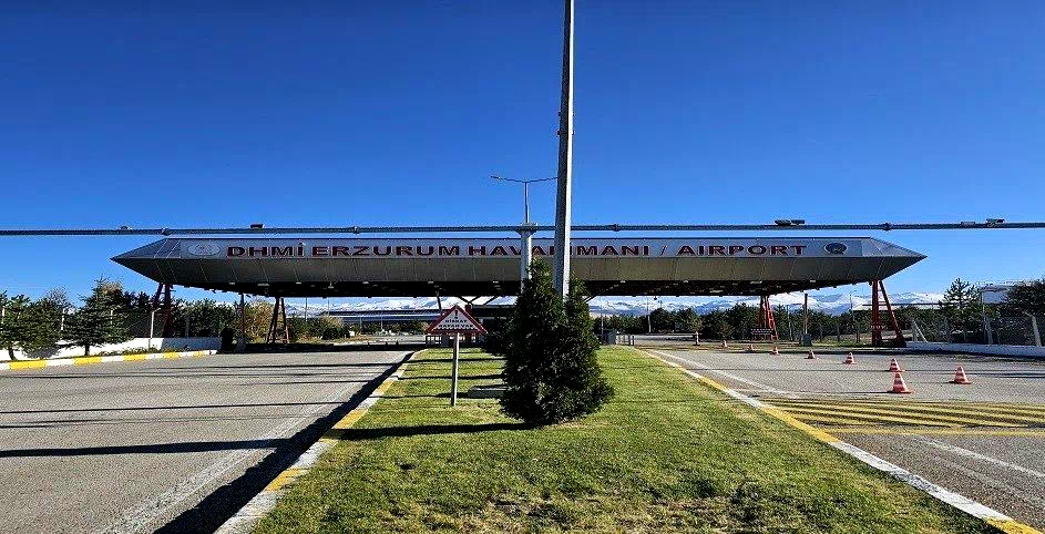 Temmuz ayında Erzurum Havalimanı’nda 112 bin 456 yolcuya hizmet verildi