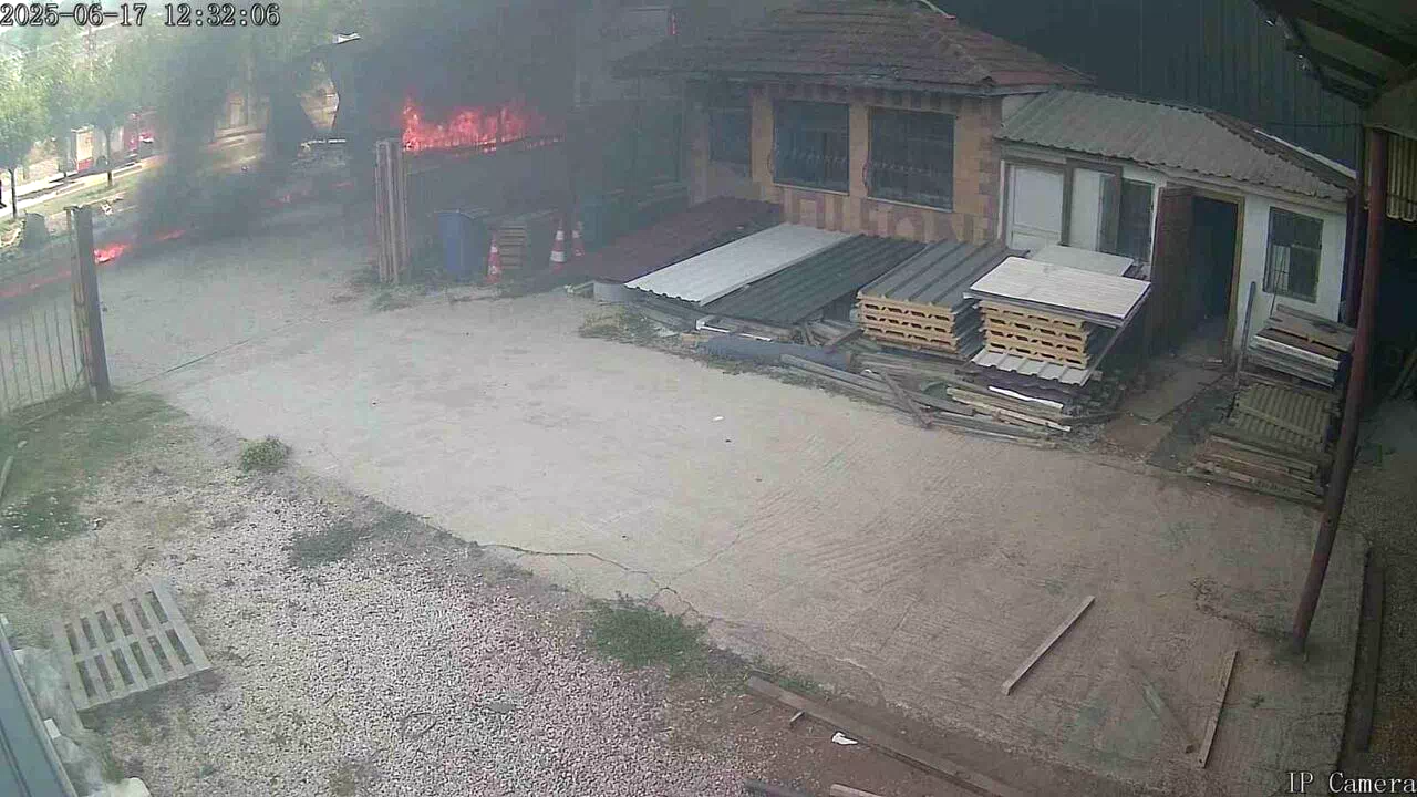 Tır sürücüsünün öldüğü facia kaza güvenlik kamerasında