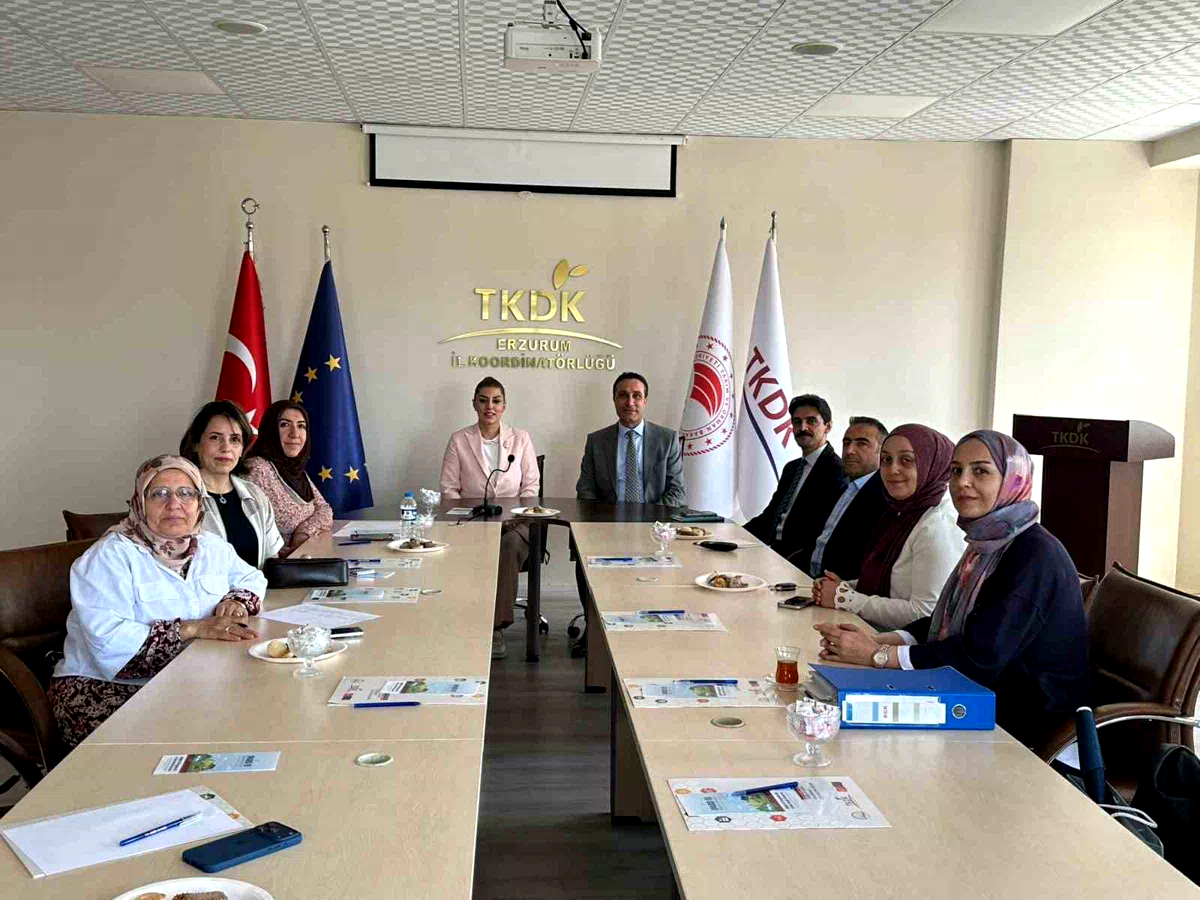 TOBB Erzurum Kadın Girişimciler Kurulu ağustos ayı toplantısını TKDK’da yaptı