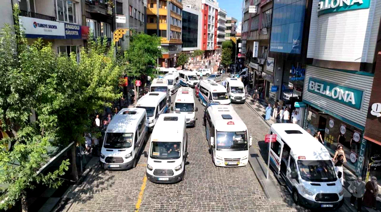 Trabzon’da dolmuşlar yeni yerine taşınıyor