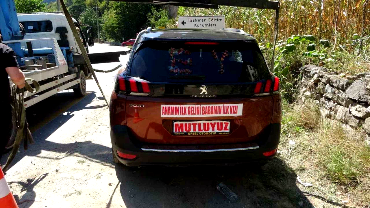 Trabzon’da gelin alma merasiminde kana bulanan evde sessizlik hakim