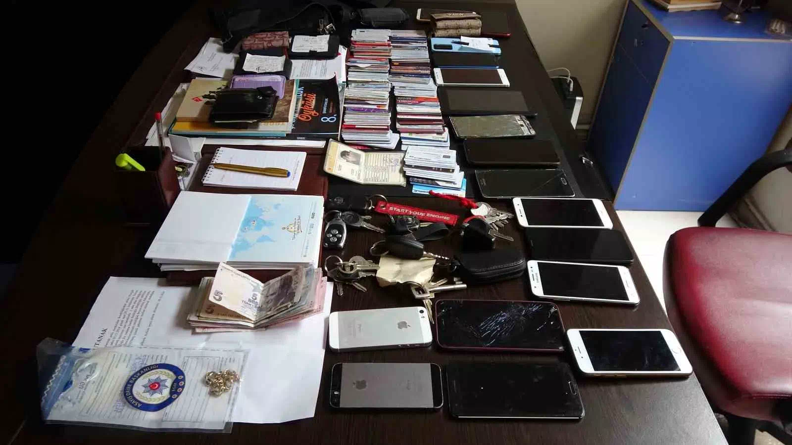 Trabzon’da Kaybolan Eşyaların Sahiplerini Bekleyen Zabıta Karakolu