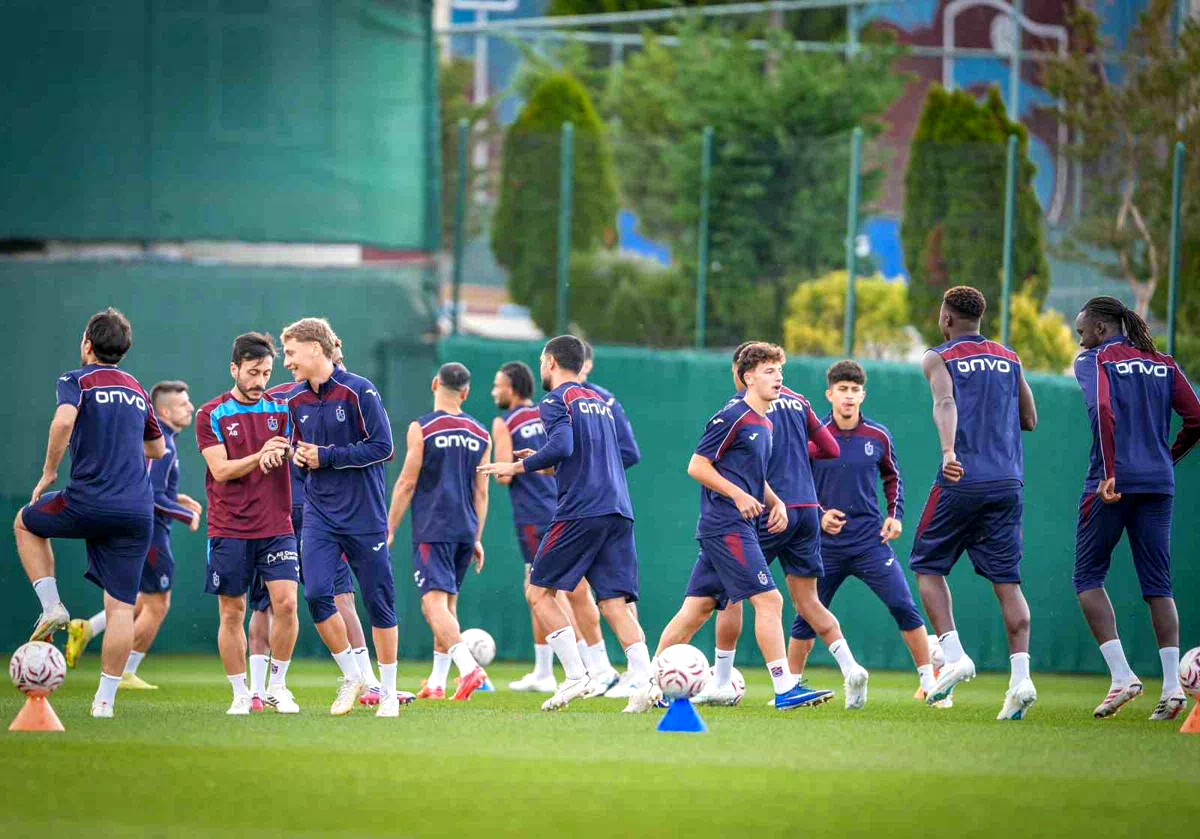 Trabzonspor, Beşiktaş maçı hazırlıklarını tamamladı